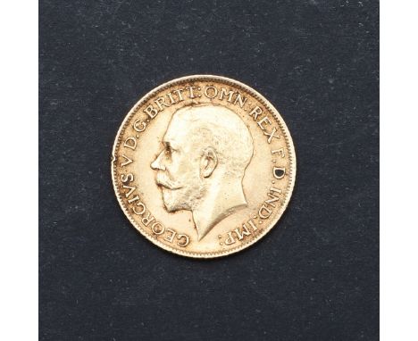 A George V Sovereign, bare head l. reverse St George and the Dragon, dated 1914. *CR Light rubbing to surfaces, alight nick t