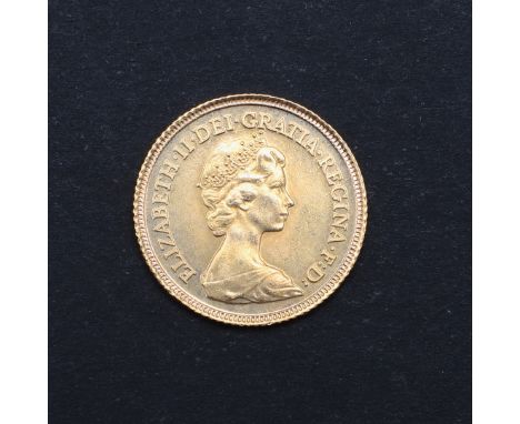 An Elizabeth II Half Sovereign, bare head r. reverse George and the dragon, dated 1982. *CR Light surface marks only. A nice 