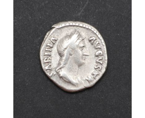 A silver denarius, obverse with diademed and draped bust r. Reverse Venus standing holding an apple and drapery over her shou