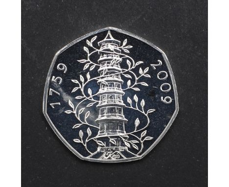 An Elizabeth II 50 pence, crowned bust r. reverse, Kew gardens with date 2009. *CR Largely as issued.