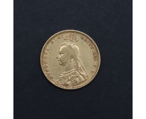 A Queen Victorian Sovereign, Jubilee bust l. reverse St George and the Dragon, with S to the ground for the Sydney Mint, date