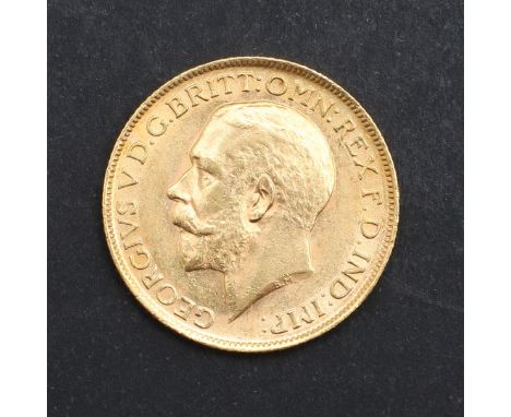 A George V Sovereign, bare head l. reverse George and the dragon, dated 1912. *CR Light surface marks only.