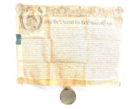 A George II document,  detailing a court case before Sir John Willes, Knight and his Bretheren Justices of the Common Bench, 
