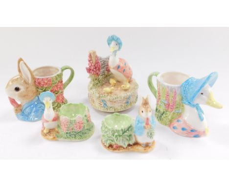 A Frederick Warne &amp; Company Beatrix Potter Carousel, of Jemima Puddleduck and Her Ducklings, playing the tune 'Oh What A 