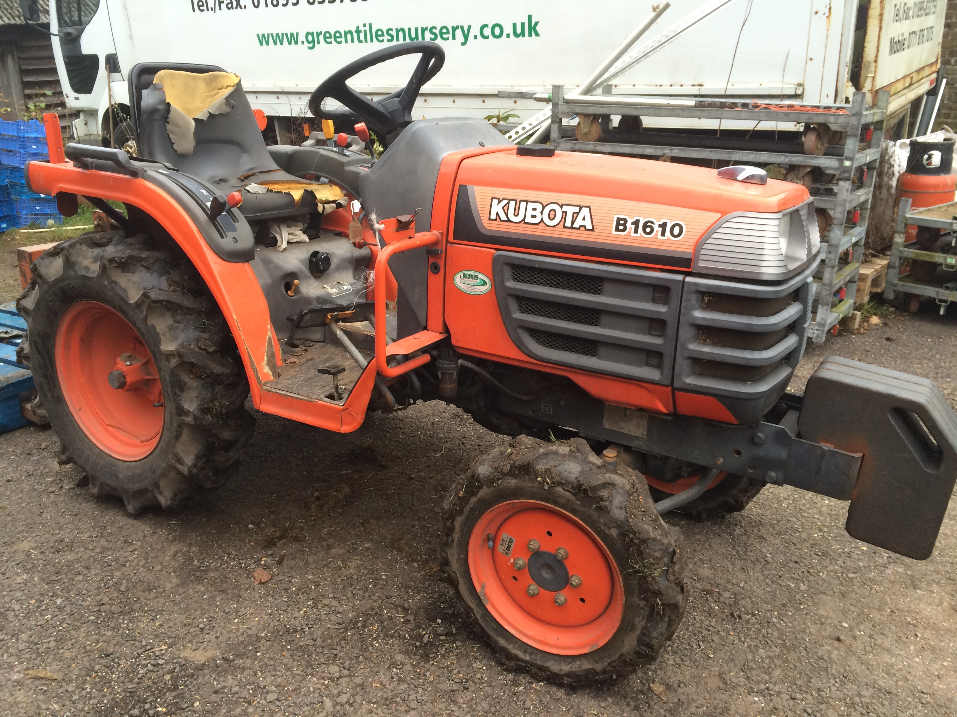 2004 kubota b1610 compact tractor 4wd with rear pallet kubota tractor weight chart