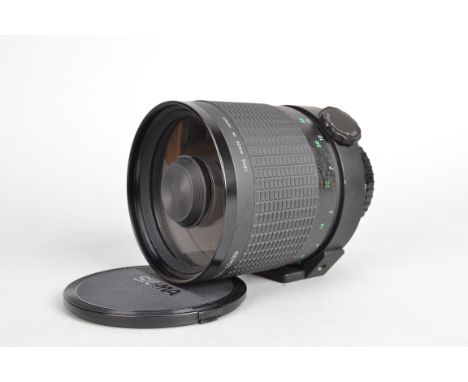 A Sigma 600mm f/8 Mirror Telephoto Lens, Minolta mount, serial no 1021495, barrel F-G, slight tackyness to number scale on ru