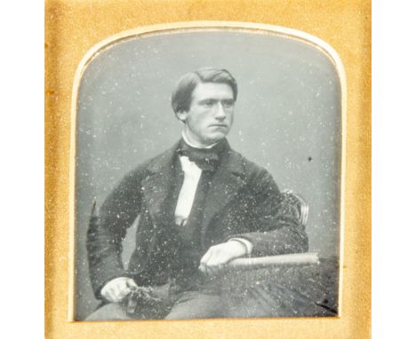 An Historic Collection of Twelve Mid-19th Century Eighth-Plate Cased Daguerreotypes by Antoine Claudet (1798-1867) of the Atk