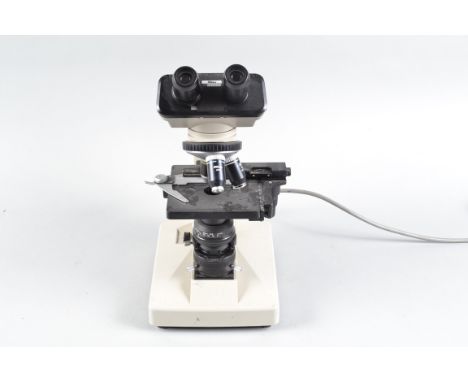 A modern Nikon Alphaphot YS Binocular Compound Microscope,  with three objectives, G