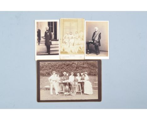 Cartes de Visite, specialised subjects - sports, including Beaumont College, Eton, cricket eleven, circa 1872 (1), boy's cric