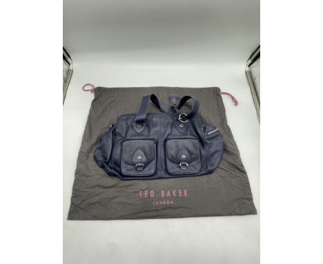 Ted Baker Navy Leather Bakershoulder Purse Handbag. 
No further descriptions, photographs, or condition reports are available