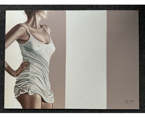Drew Darcy (b.1976) - "Sweet Temptation" - Limited Edition Print on Canvas on Board - No 56/95. Signed Drew Darcy lower right