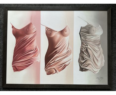 Drew Darcy (b.1976) - "Invisible Touch" - Limited Edition Giclee Print on Canvas on Board - No 11/95. Signed Drew Darcy lower