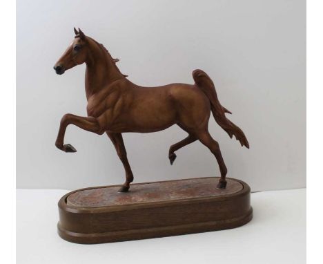 Royal Worcester limited edition American Saddlehorse, modelled by Doris Linder 1973, model number 176 / Good condition, no ch