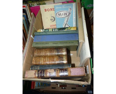 A quantity of books to include: D'Quijote De La Mancha, Raggylug by Ernest Thompson Seton, Precision and Hand Tools, etc.