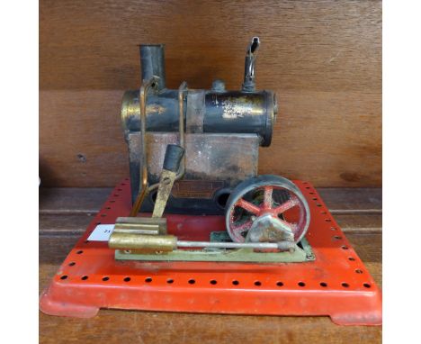 A Mamod live steam engine 