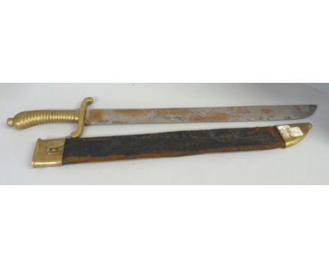 A short sword with scabbard 