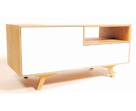 Live Iconic - A large retro contemporary 21st Century designed minimalist TV cabinet unit based on simple design made from he