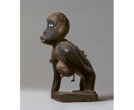 KONGO ZOOMORPHIC POWER FIGURE, NkisiWilhelm Micholitz, born in Saxony, had a keen desire to work for “The Orchid King”, Frede