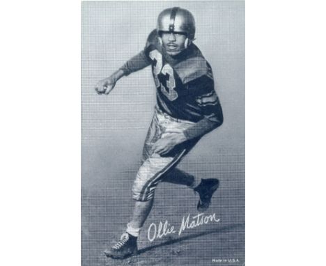 AMERICAN FOOTBALL, Ollie Matson (Chicago Cardinals), full-length player portrait in action pose, c.1952, 3.25 x 5.25, exhibit