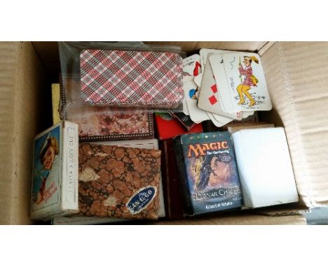 CARD GAMES, selection of mainly complete packs of playing cards & card games, inc. Gettysburg, Donkey, A Square Deal, dominoe