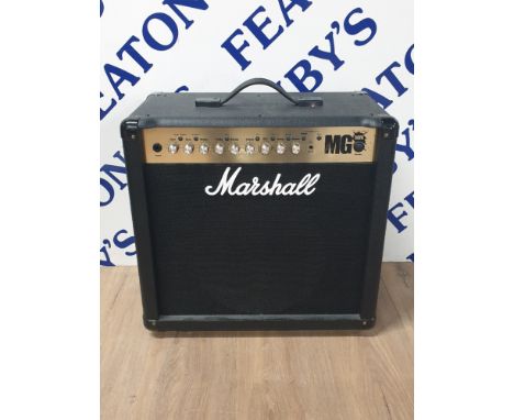 A LARGE MARSHALL MG 50FX SPEAKER