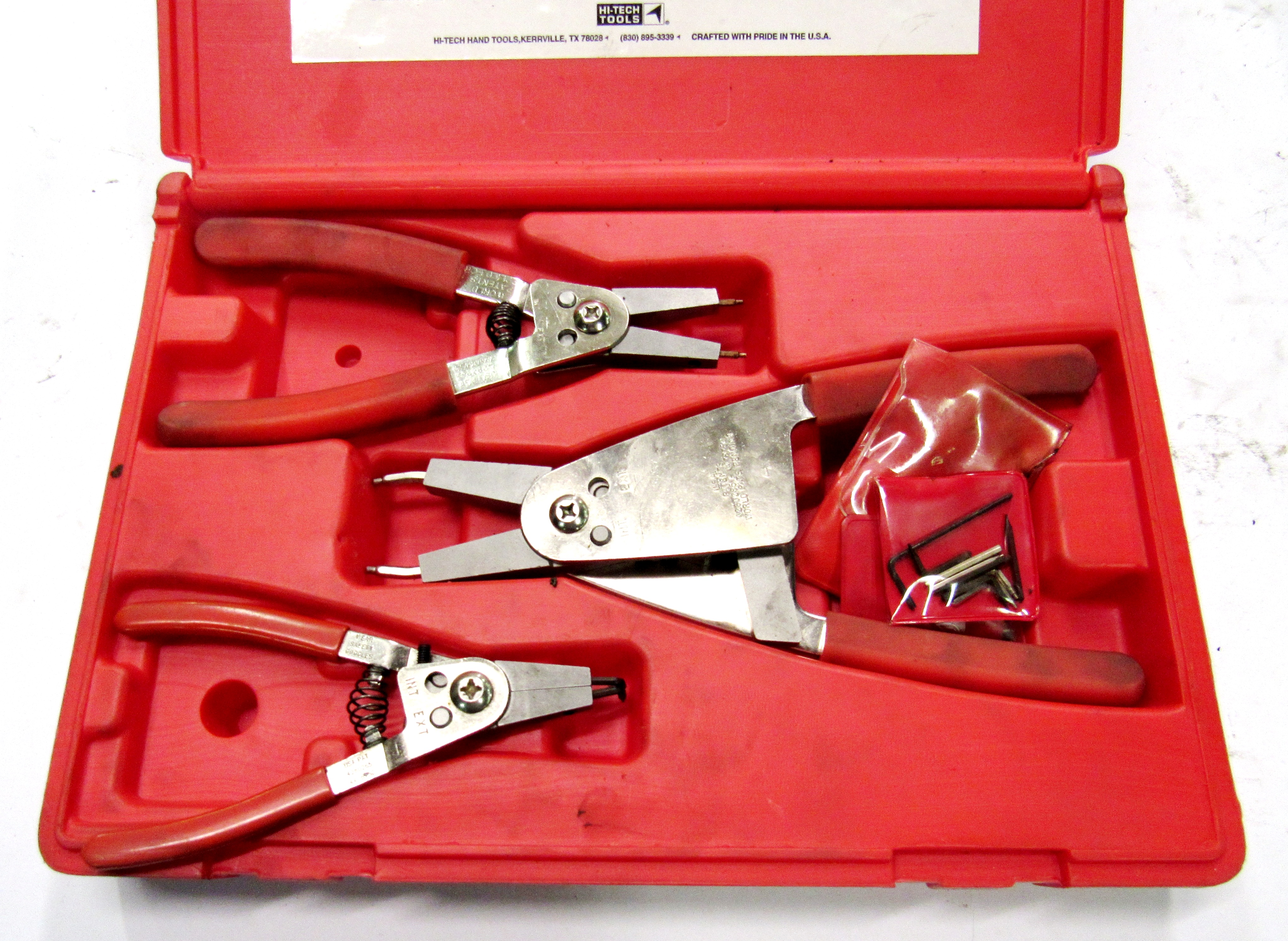 HiTech Mod. 1265K Snap Ring Pliers Set