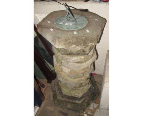 Modern composite garden sundial.(B.P. 24% incl. VAT)