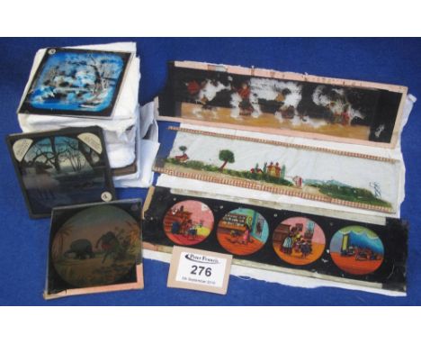 Box of assorted magic lantern slides, various.(B.P. 24% incl. VAT)