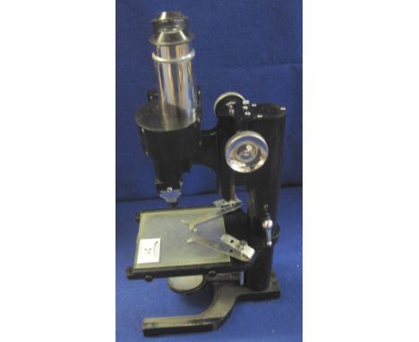 Vintage W. Watson and Sons Ltd. binocular microscope, Greenough No.3 in fitted wooden case.(B.P. 24% incl. VAT)
