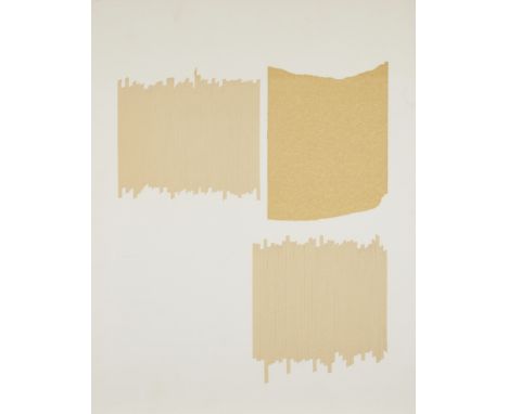 Merrill Wagner,&nbsp;American b.1935 -&nbsp;Untitled, 1976; tape on card, signed and dated lower right 'M Wagner 1976', 71.5 