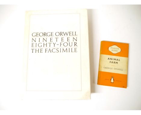 George Orwell: 'Nineteen Eighty-Four. The Facsimile of the Extant Manuscript', edited Peter Davison, London, Secker &amp; War