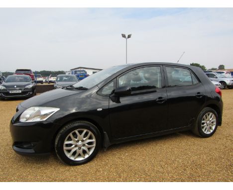 Make &amp; Model: Toyota Auris TR VVT-IDate of Reg: FN08 OMRColour: Blackcc: 1598MoT: 06-03-2023Fuel Type: PETROLMileage: 131