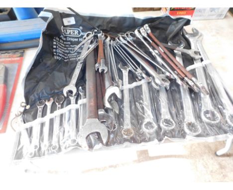 A Draper 8220 spanner set and Bergen spanner set.