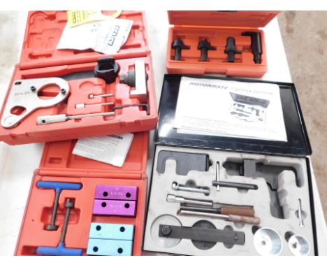 A Sealey timing kit for Alfa Romeo twin spark, Renault timing tool kit, engine timing tool kit, diesel engine setting locking