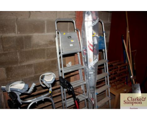 An Abru aluminium step ladder