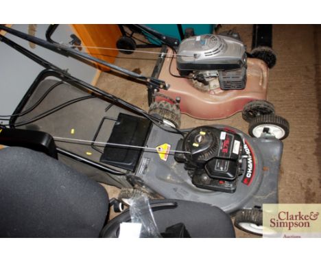 A Champion 20" lawn mower with Briggs &amp; Stratton engine 