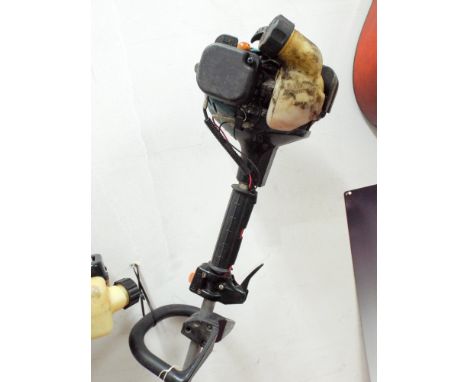 A Makita petrol engine strimmer