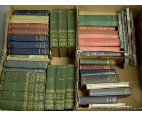 A selection of hardback and other books, primarily relating to the Romantic poets, titles including: The Waverley Novels, by 
