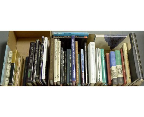 A selection of hardback and other books, primarily relating to art, titles including: Apothecary Jars, by Rudolf E. A. Drey; 
