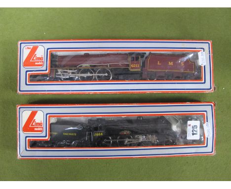 Two Hornby 'OO' Gauge/4mm Steam Locomotives and Six Wheel Tender, Class 7P "Queen Maud" 4-6-2 LMS maroon R/No. 6211 (very goo