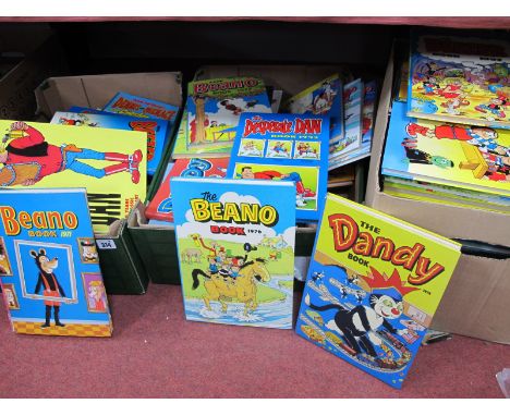 Three Boxes of British Comics, to include The Beano, Beezer, Bash Street Kids, etc, circa 1990's and later.