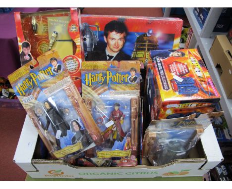 Doctor Who and Harry Potter Interest, to include Doctor Who The Time Travelling Action Game (sealed), Playmates Doctor Who Mi