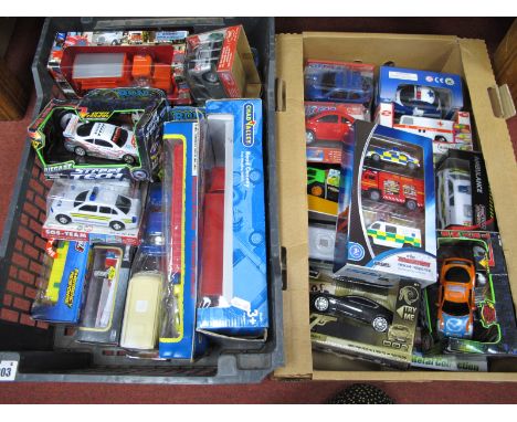 A Quantity of Diecast and Plastic Model Vehicles by Chad Valley, Dickie, Foundation and other, mostly boxed.