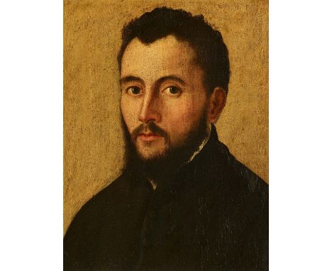   EMILIANISCHER KÜNSTLER  EMILIANISCHER KÜNSTLER   1. H. 16. Jh.   Titel: Portrait eines jungen Herren.    Technik: Öl. Maße: