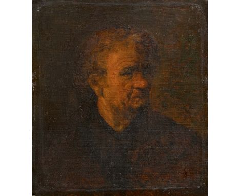   REMBRANDT VAN RIJN  REMBRANDT VAN RIJN   1606 Leiden - 1669 Amsterdam    Umkreis   Titel: Brustbild eins bärtigen Mannes.  