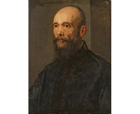   ITALIENISCHER MEISTER  ITALIENISCHER MEISTER   16. Jh.   Titel: Portrait eines jungen bärtigen Herren.    Technik: Öl auf H