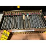Allen-Bradley 16 Slot I/O Chassis w/ (15) Allen-Bradley AC/DC Input Modules, Model 1771-IAD, (2) All