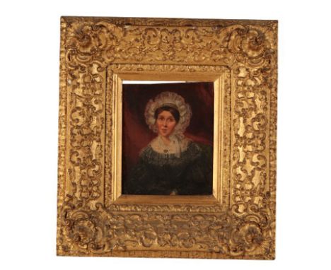 ENGLISH SCHOOL, 19TH CENTURY A portrait of Mary Wainwright (nee Johnson) the sitter depicted half-length seated in a chair, w