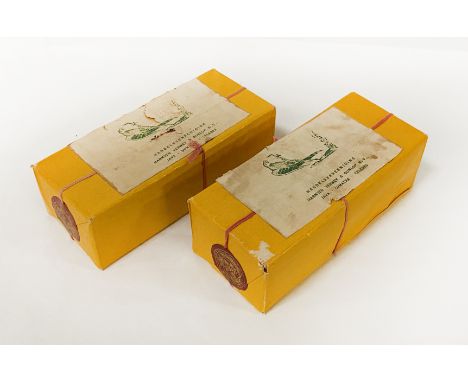 TWO PACKS OF TEN ANTIQUE CHINESE PLAYING CARD SETS ''CHI CHI PAI'' MANUFACTURED IN BELGIUM BY MESMAEKERS C1890