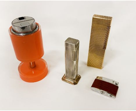 3 TABLE LIGHTERS &amp; ANOTHER LIGHTER